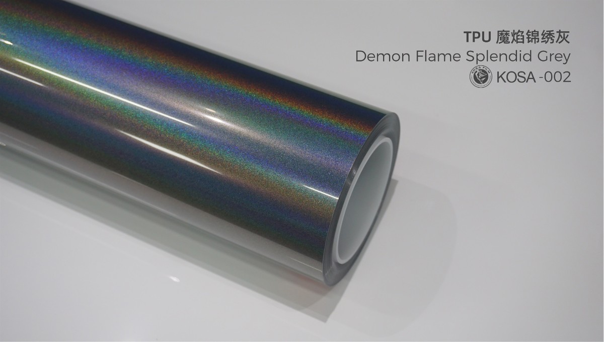 Magic Flame Brocade Grey