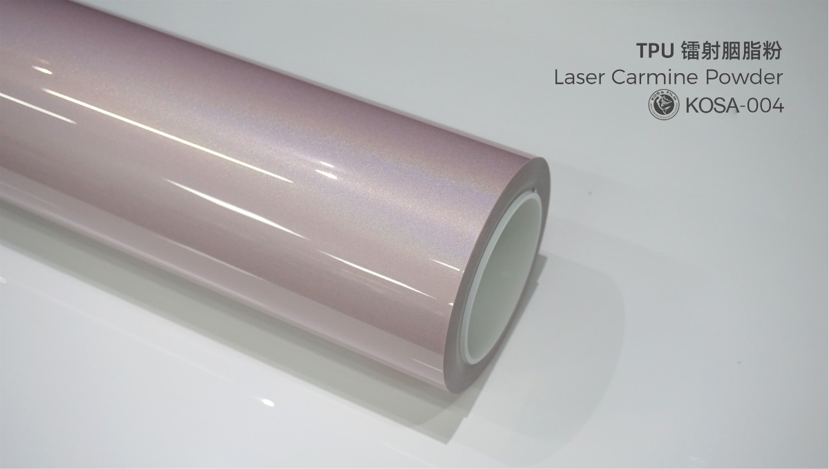 Laser blush powder