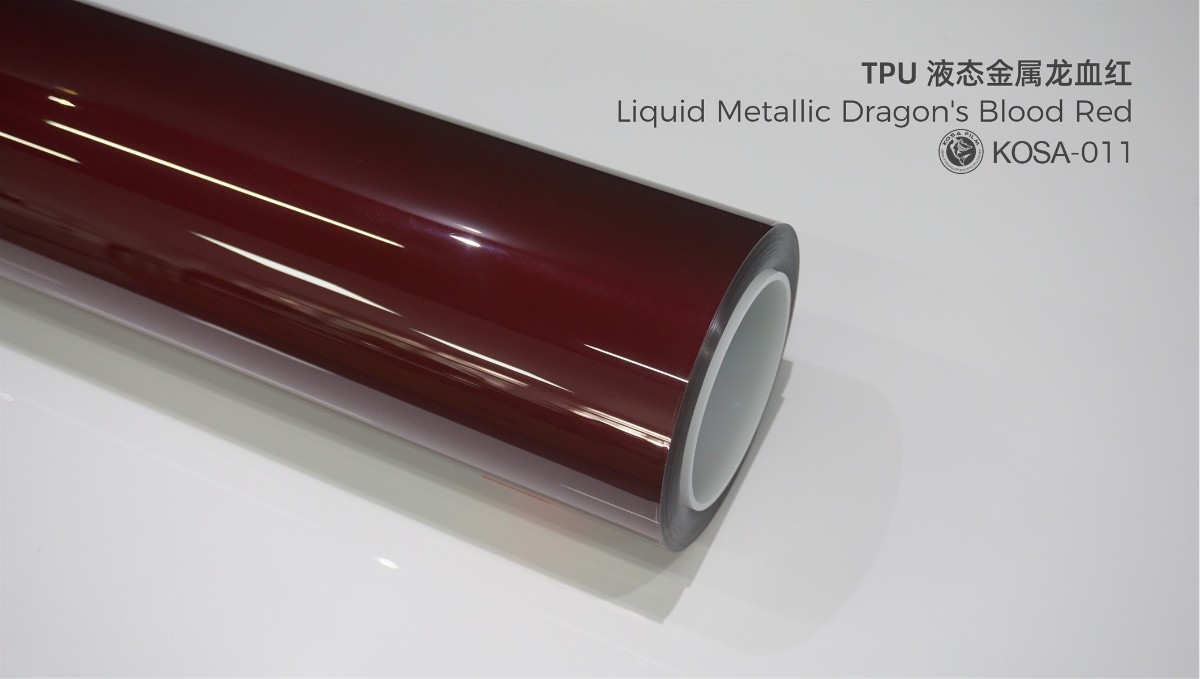 Liquid metal dragon blood red