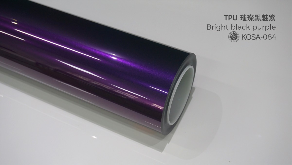 Brilliant black, enchanting purple