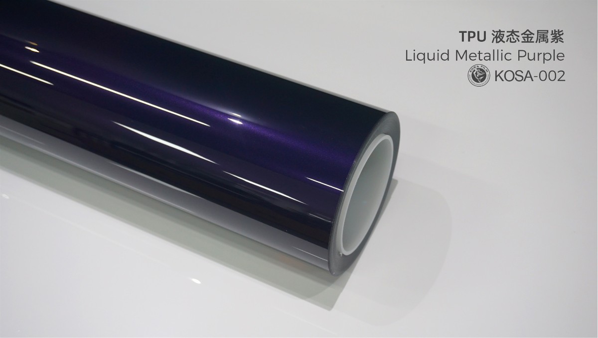 Liquid metallic purple