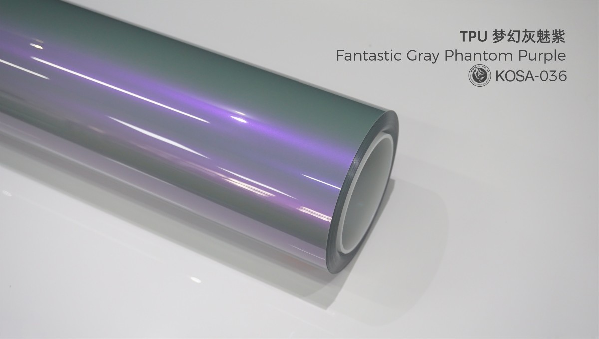 Dreamy grey, enchanting purple